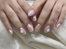 インザピンクリリー(in the pink LILY)/オーロラネイル/バラネイル