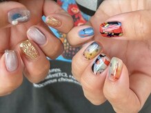ネイル アトリエ コモード(nail atelier Comodo)/絵画ネイル[デュアン・ミロ]