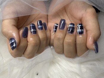 アネラネイル(Anela nail)/チェックネイル