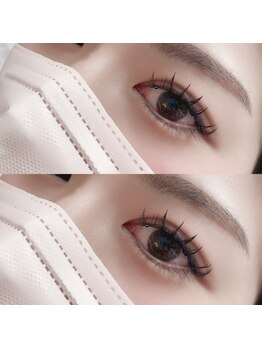 リ アイズプラス(RE EYES +)/束感で中華マツエク風