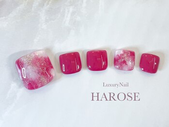ラグジュアリーネイル ハローズ(HAROSE)/フットマンスリージェルコース