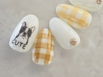 ヴィラファボリエ 白金台(Villa Favorie)/チェックネイル