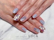 ネイルアトリエルカ(nail atelier LUCA)/M-765 大人可愛いフラワーネイル
