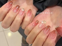 マリーネイルズ 心斎橋店(MARIE NAILS)/新規様¥7,700 パール 0109a