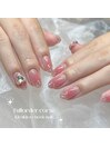 キラキラ純欲チークネイル