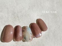 ルークネイル(LUKE NAIL)/雪の結晶マグネットネイル　冬