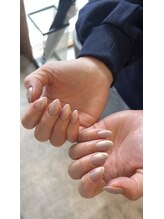 ネイルズキュー(NAILS CUE)/秋ネイル/テラコッタ/カフェラテ