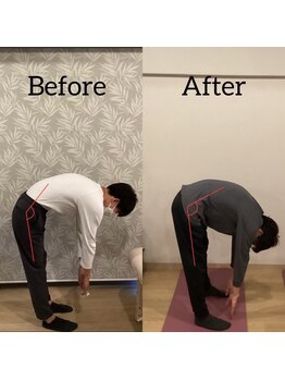 おこしんちゅ 渋谷 代々木公園/前屈可動域アップ