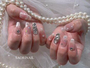 サオリネイル 天神今泉(SAORI NAIL)の写真/当店人気NO1★【つけ放題コース《スカルプ¥12900》《ジェル¥5980》】+¥1000アートやり放題に変更OK◎