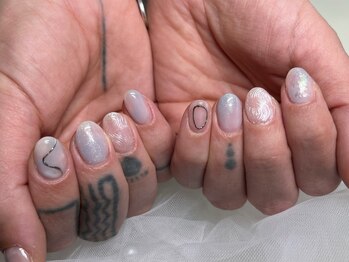 ナナネイル(7.Nail)/水色ニュアンス