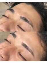 バーバーミキ 塚本(BARBER MIKI)/ストレート/大阪眉ワックス