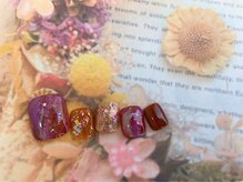 ネイルサロン&スクール ジーナ(GINA)/きらきらフットネイル