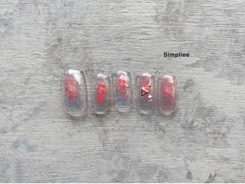 シンプリー 西荻窪店(Simpliee)/定額ネイル￥6900　