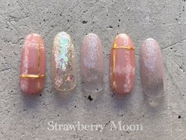 チェックネイル　￥7980