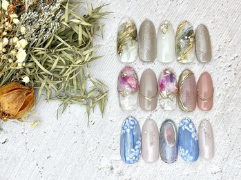 ケーズネイル(K's NAIL)の写真/リピーター続出!!オトナ女性に愛される人気サロン☆全メニュー丁寧ケア付でキレイが長持ち♪立川駅すぐ