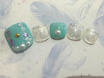 ティーエヌ 辻堂店/フット定額ネイル☆7700円