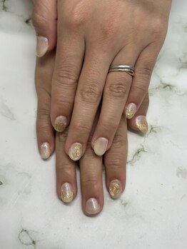 ネイルサロン エーナイン ザ ビッグ豊平店/シンプルデザイン