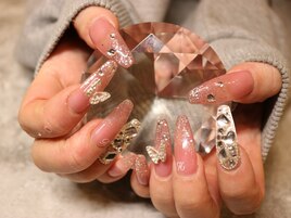 マグネットネイル 春ネイル