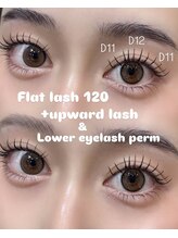 ライル(RILE)/Flat lash 120＆下まつ毛パーマ