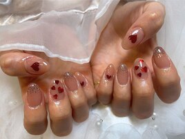 《ハートホログラムnail》