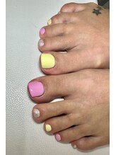 コルセ(corse)/ピンク×イエロー