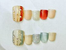 ジョリーネイル 大宮本店(jolie nail)/デザインフットFootコース¥6300
