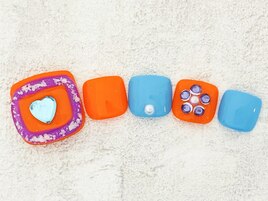 フット★囲み★ぷっくり★夏色