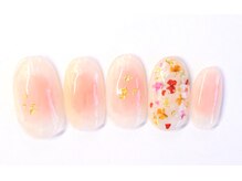 ネイルサロン アテナ(Athena)/持ち込みアート/チークネイル