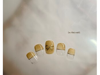 イン ザ ネイル(in the nail)/リボンストレートフレンチネイル