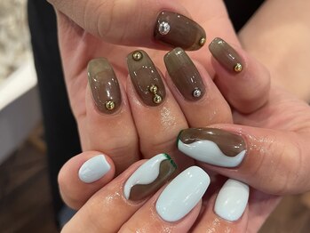 グラム バイ アンド ココ ネイル(GraM by And & coco. Nail)/ニュアンスネイル
