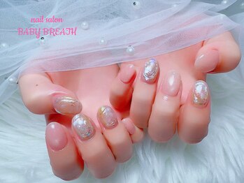 ベイビーブレス(BABY BREATH)/持ち込み☆ニュアンスネイル
