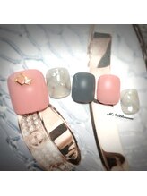 ネイルサロンアンドスクールエムズブロッサム(Nailsalon & school M's Blossom)/フットネイルアート込コース