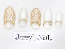 ジュリーネイル 所沢店/フラワーフレンチネイル