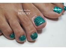 ビベリー(BEVERY)/FOOTラメグリッターネイル