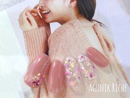 【押し花ネイル】
