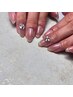 hand　あざと透明感ネイル　4800円