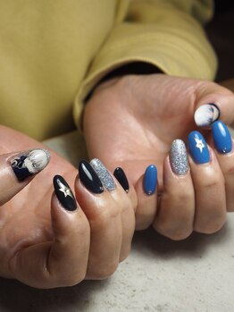 アトリエマッジョ(Atelier Maggio)/【手描き】キャラクターネイル