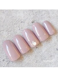 くすみワンカラーネイル☆