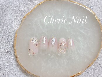 シェリーネイル(Cherie Nail)/キラキラチークフラワーネイル★