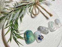 ブレス 仙台駅前本店(BLESS)/シェルミラーのマーメイドネイル