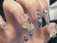 ゆびノさき/クリアロングネイル