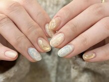 アイネイルズ 渋谷店(I nails)/【Saki.o】寒色ニュアンス
