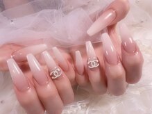 ミルキーウェイバイミーネイル 南堀江店(Milkyway by menail)/ワンホンネイル/長さだしネイル