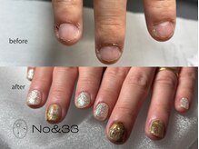 ナンバーアンドスリーサン(No&33)/【深爪】ケア・ジェルネイル