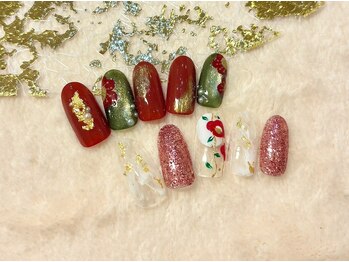 ネイル アンド アイラッシュ虹/ゴージャス