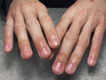 オムネイル 渋谷(HOMME NAIL)/クリアジェル ¥4.400