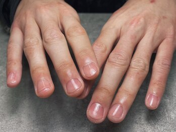 オムネイル 渋谷(HOMME NAIL)/クリアジェル ¥4.400