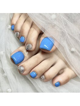 グランジーナ(Gran Jiina)の写真/魅せる足先で女子力UP☆シンプルなワンカラーからこだわりのアートまで♪お客様のご希望に沿ってお仕上げ◎