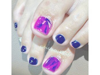 ネイルサロン キリグ(KILIG)/オーロラフィルム奥行きフット