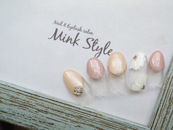 ミンクスタイル 恵比寿店(Mink Style)/ホワイトフラワーネイル